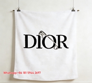 Dior Safety Pin Flannel Sofa Throw Blanket D051